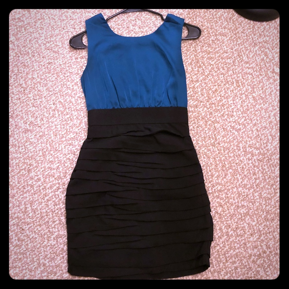 Express Satin Ruched Dress